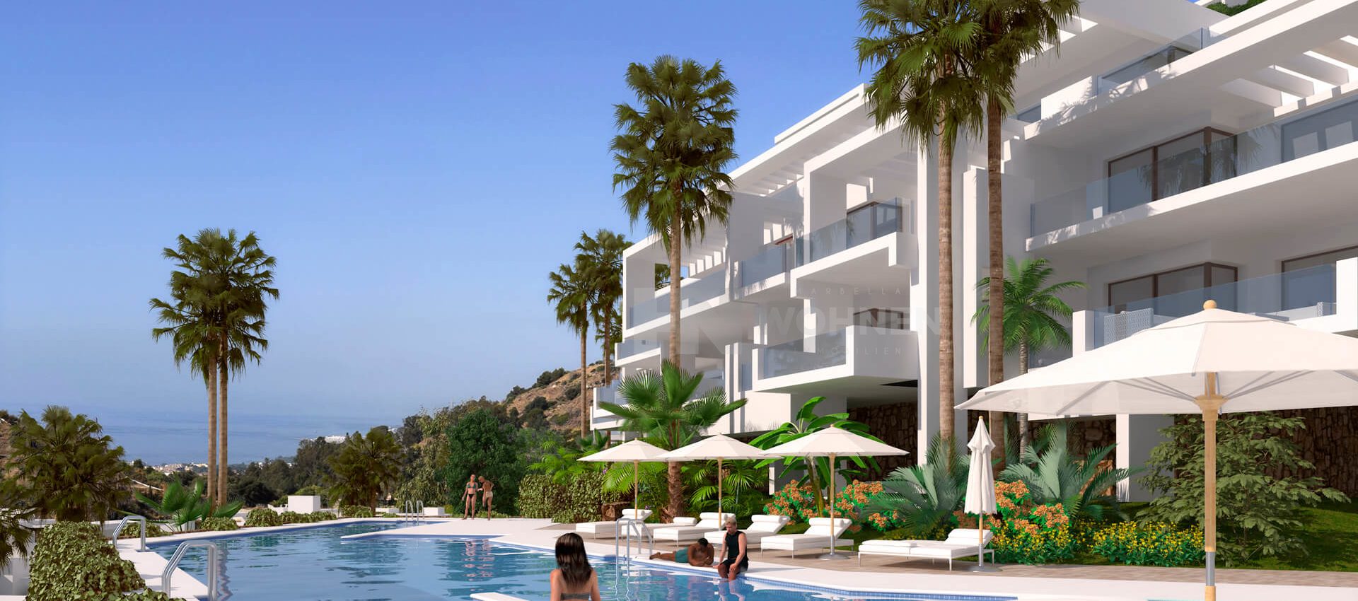Impressive contemporary apartments with magnificent panoramic views of the Mediterranean Sea