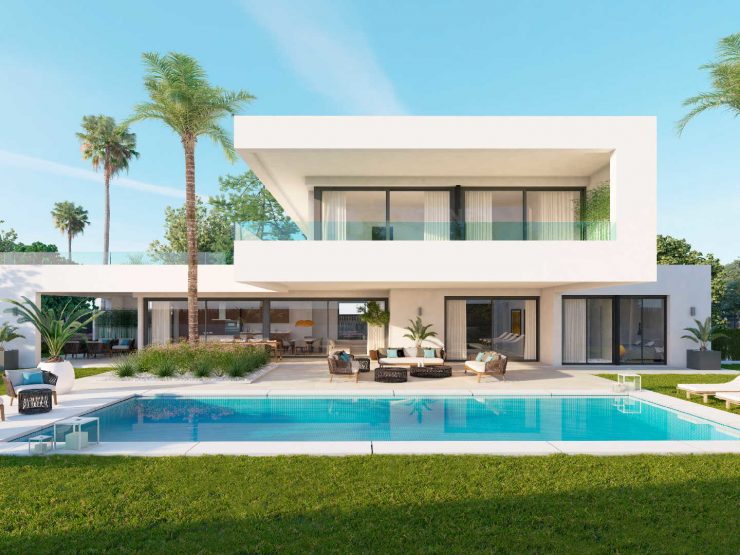 New contemporary modern villas