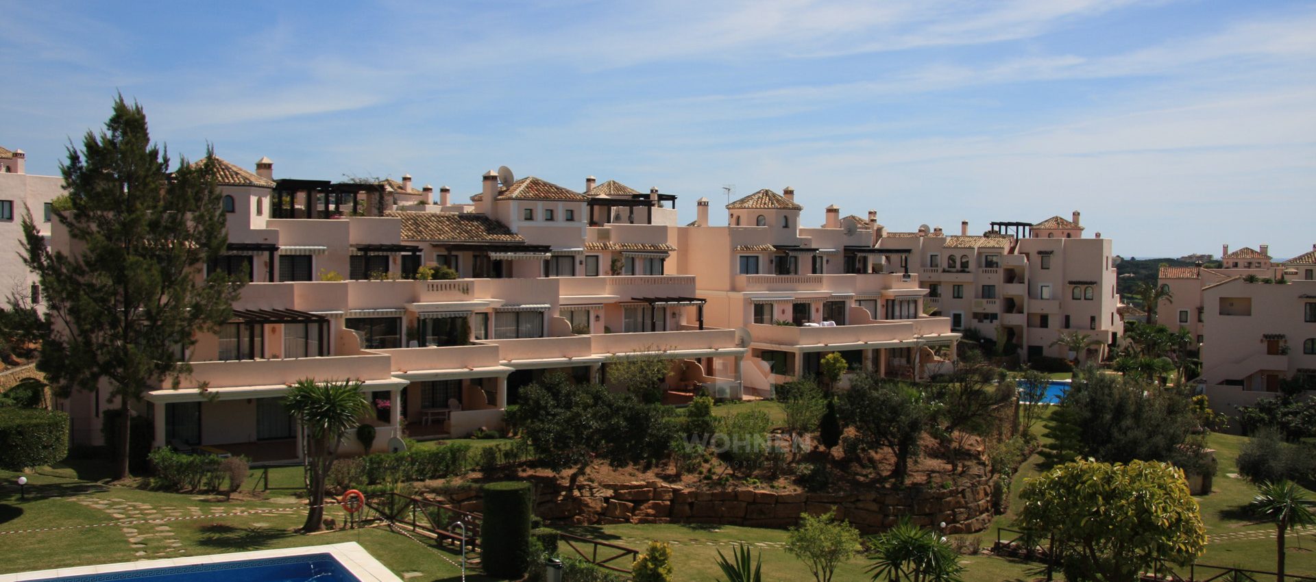 Schöne Wohnung in Santa María Golf, Elviria mit herrlicher Aussicht