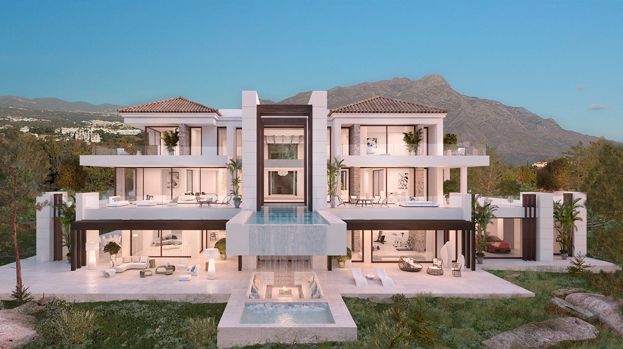 Contemporary Villa with exceptional sea views