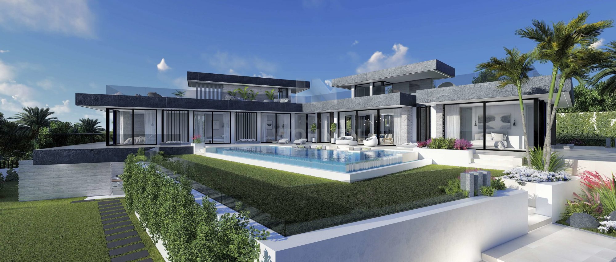 Moderne Villa mit spektakulärem Meerblick von jeder Ecke