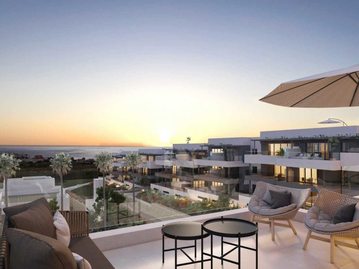 Modern apartments with spectacular sea views