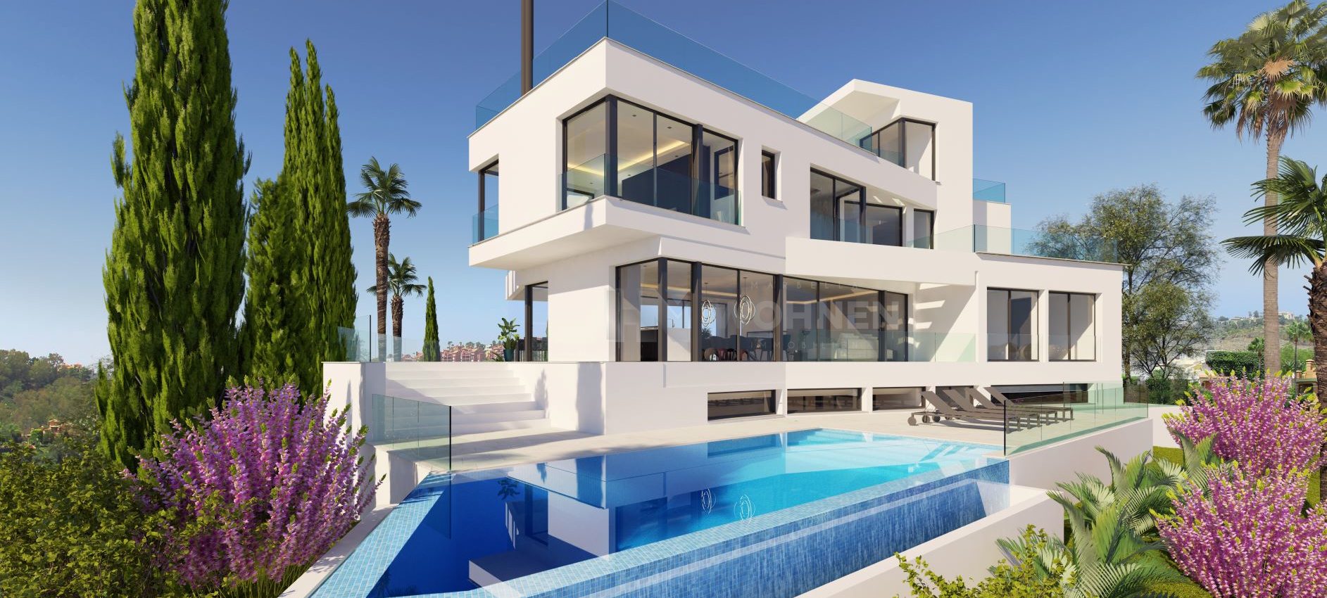 Modern villa with panoramic views in La Quinta