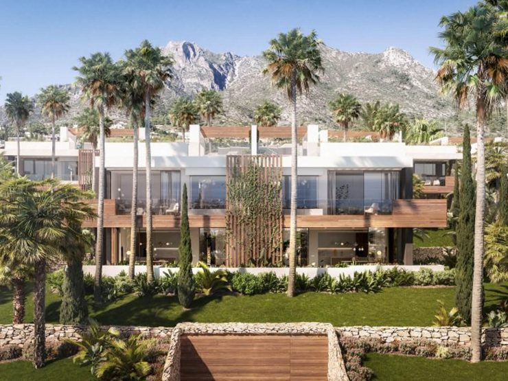 New build villas in Sierra Blanca Golden Mile Marbella with sea views