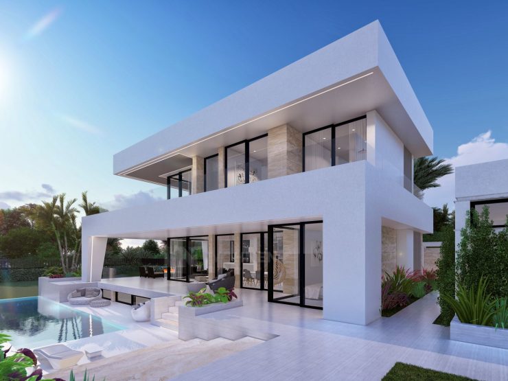 Modern villa with views to the Mediterranean in La Cala Golf Resort