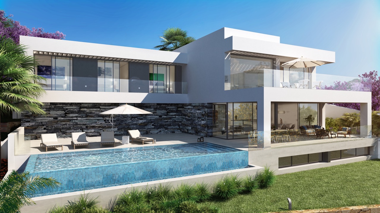 New villas located within the exclusive gated and secure 5-Star Golf Resort of Los Flamingos