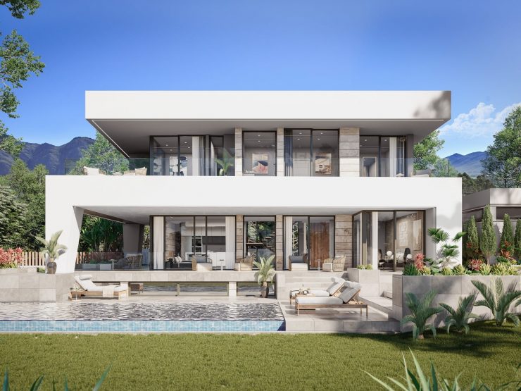Modern villa with stunning views of the Mediterranean Sea in La Cala Golf Resort