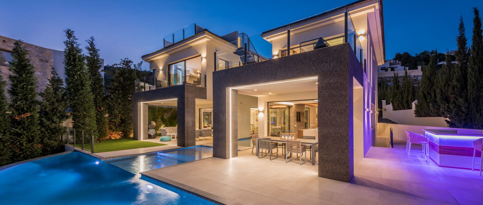 Villa with stunning seeviews in La Quinta, Marbella
