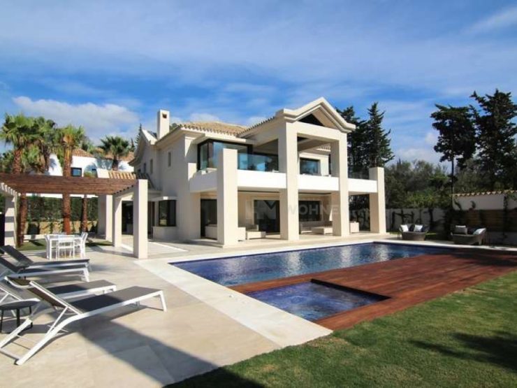 Modern villa near the beach next to Marbella Club