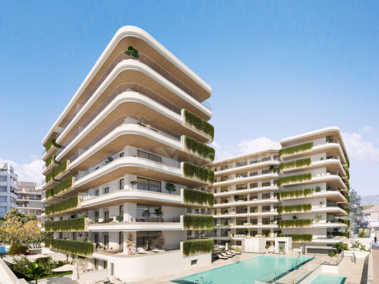 An exceptional residential complex only 100 m from the sea