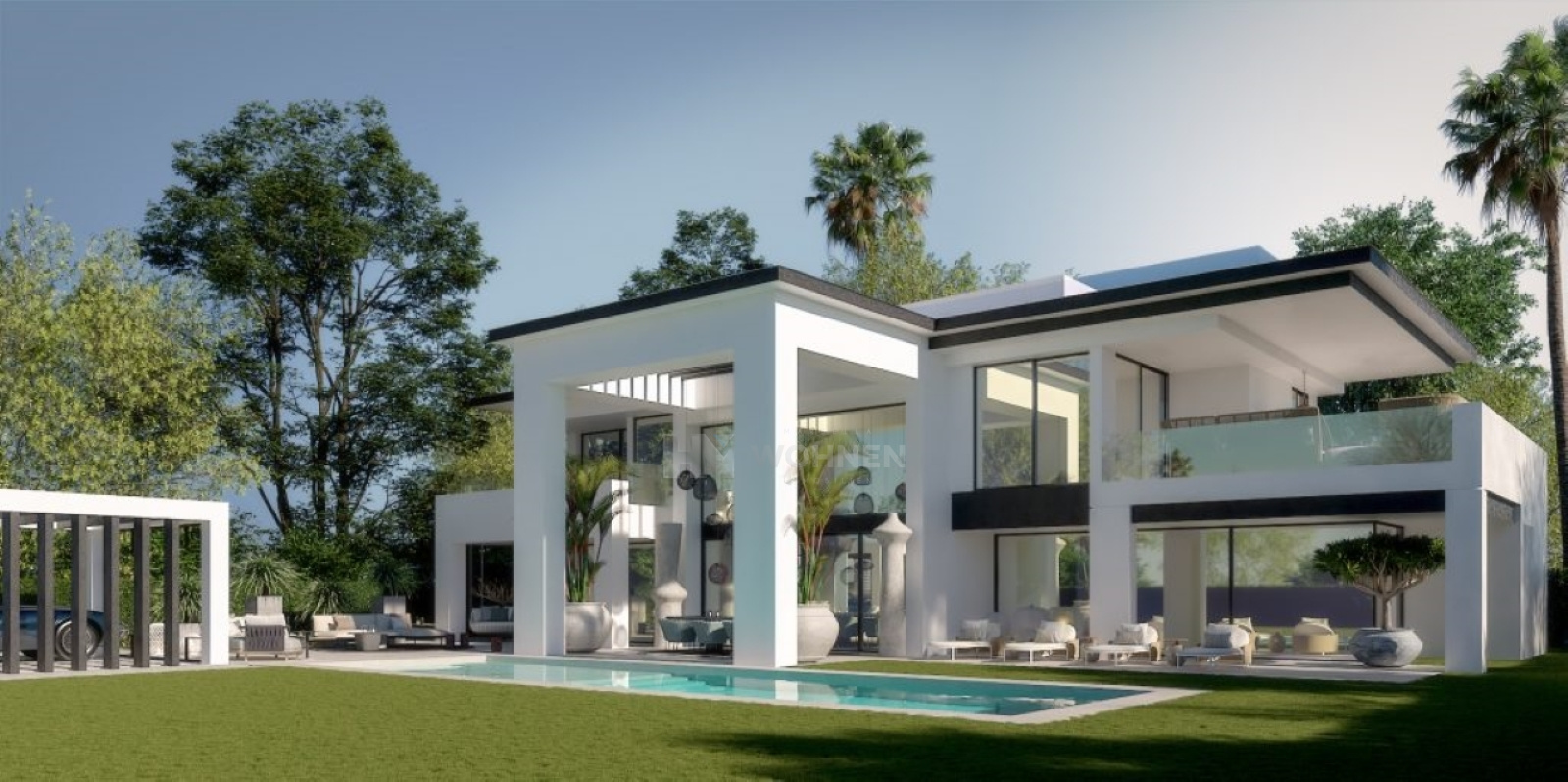 Exclusive project of 3 luxury contemporary style villas