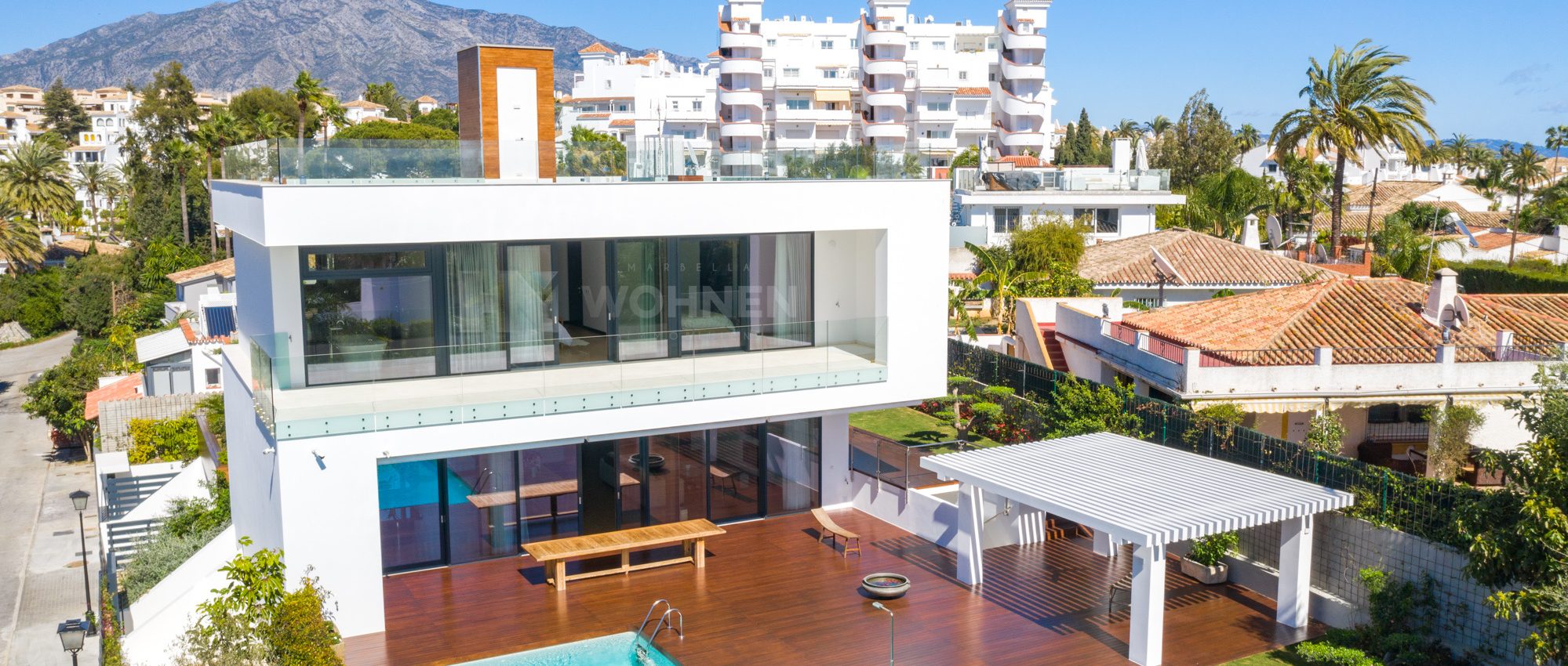 Impressive new built quality villa walking distance to Puerto Banus Marbella