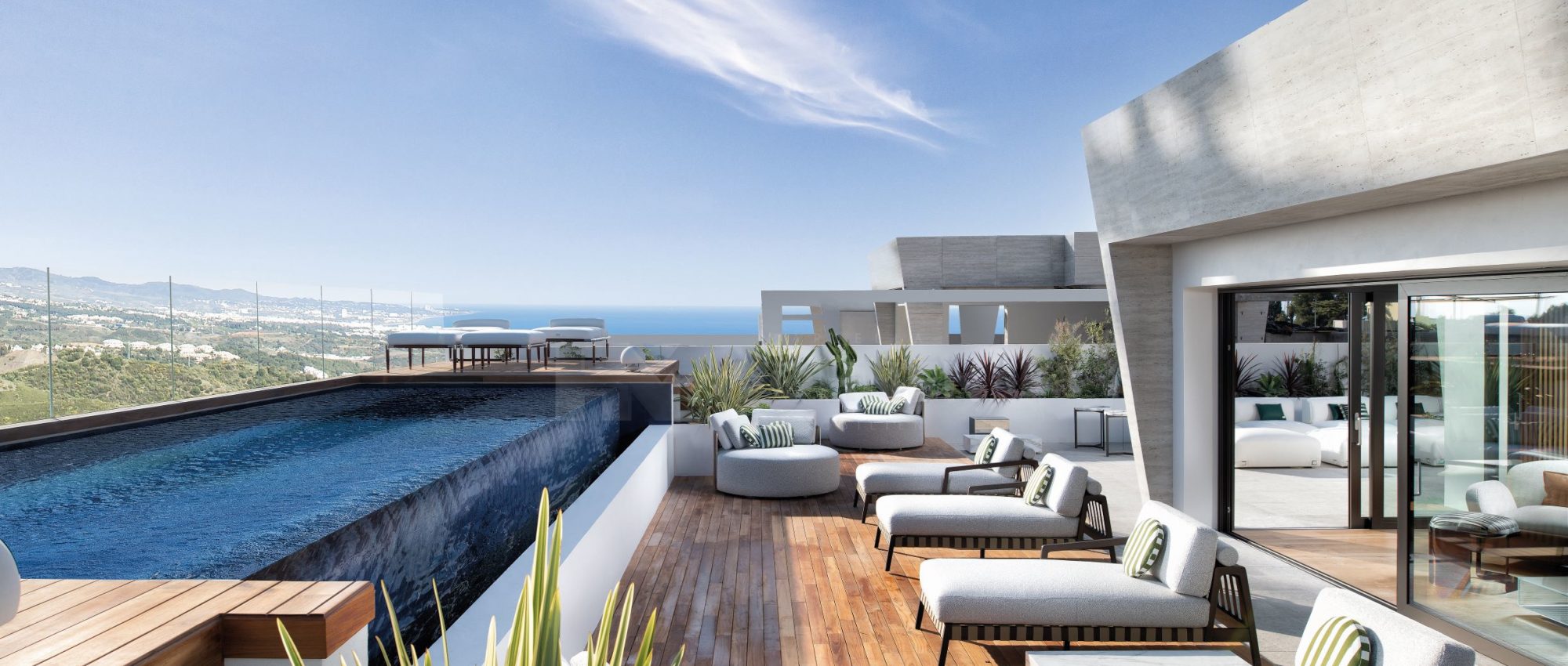 SKY VILLA – Maisonette-Penthouse mit Panoramablick auf das Meer