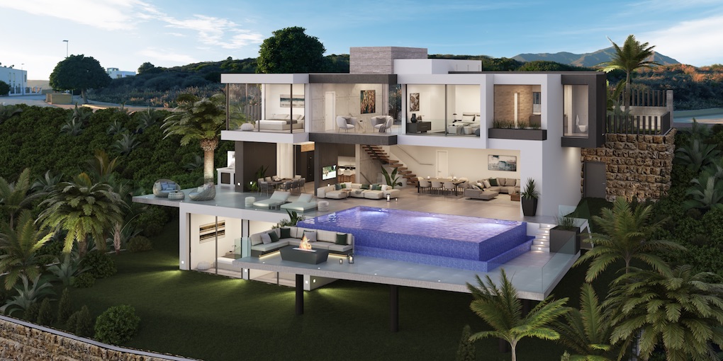 Magnificent luxury villa with sea views