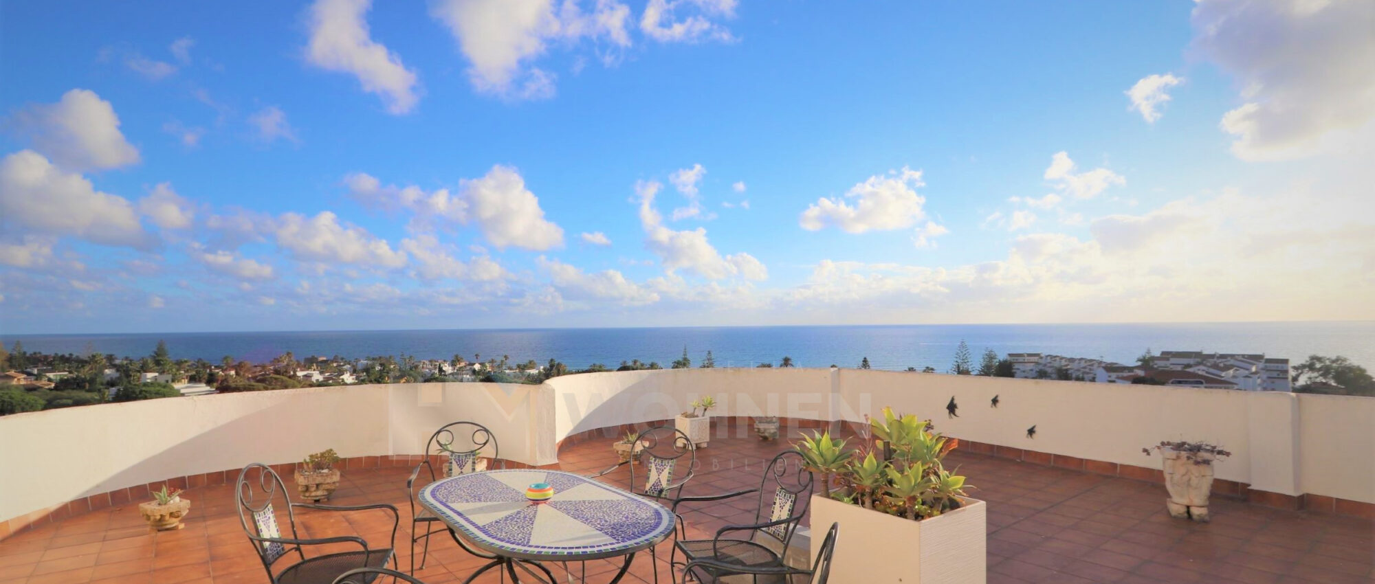 Penthouse in El Coronado Marbesa with Breathtaking Panoramic Views of the Sea