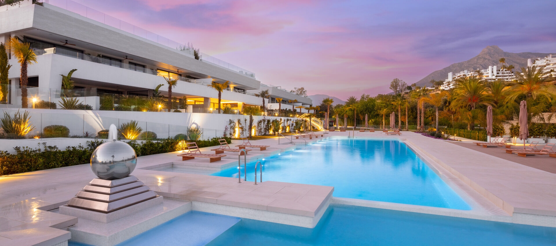 Luxurious contemporary duplex apartment on Marbella’s Golden Mile