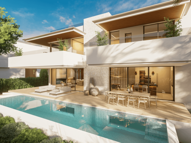 Contemporary luxury villa in the privileged residential area of Puerto Banus