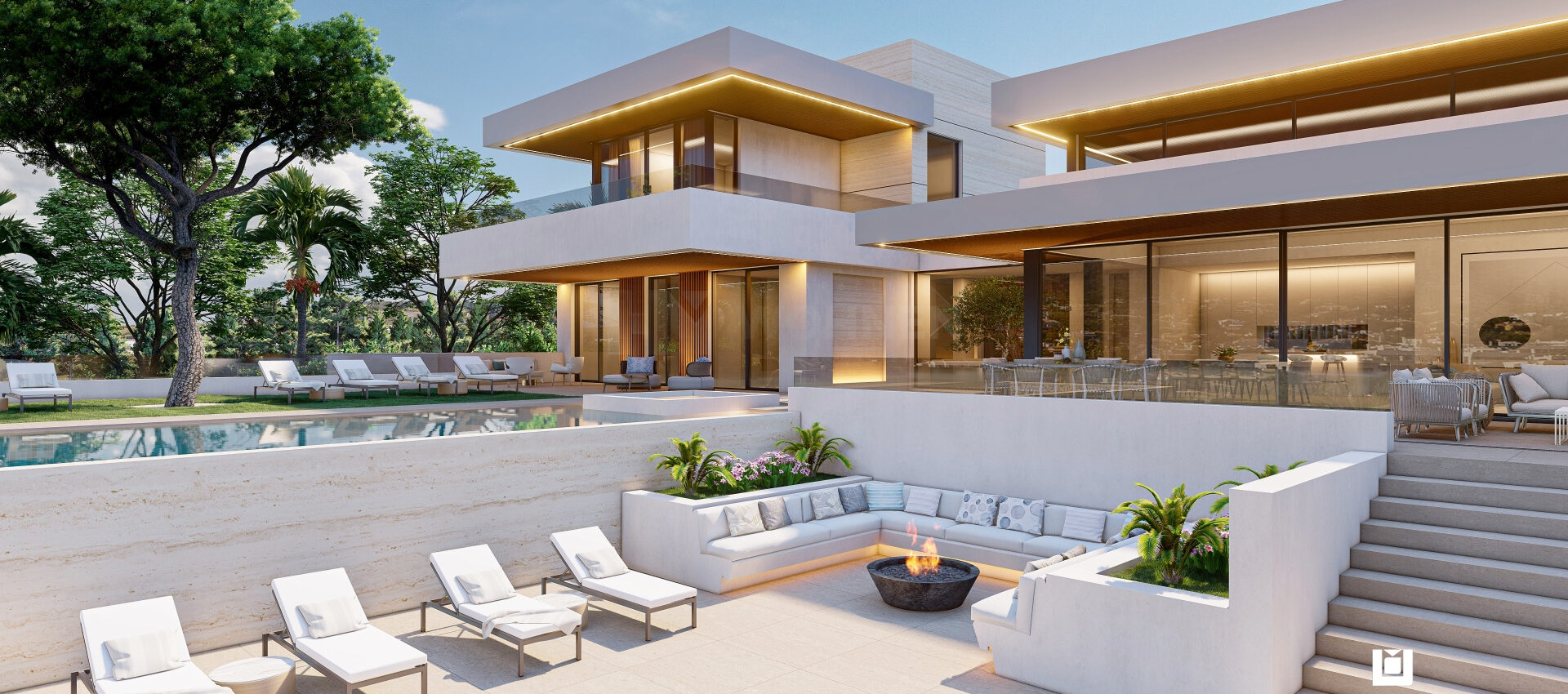 Contemporary luxury villa in the privileged residential area of Nueva Andalucia