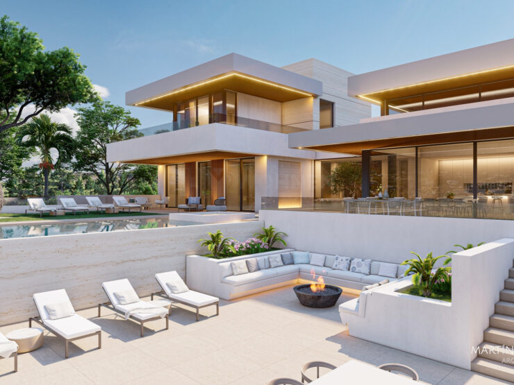 Contemporary luxury villa in the privileged residential area of Nueva Andalucia