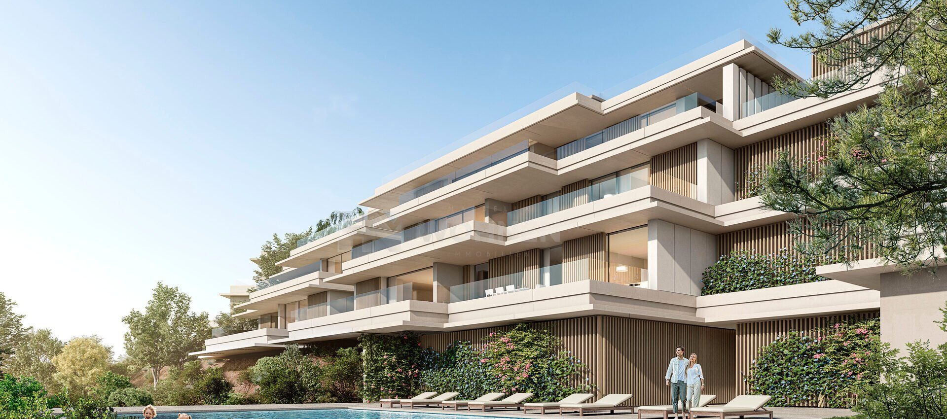 Luxury apartments with an exquisite view of the Marbella coast