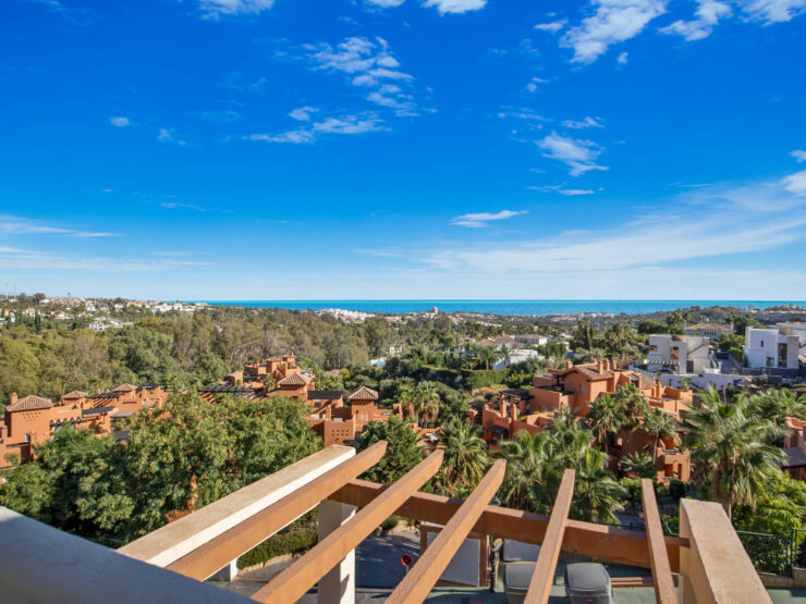 Top quality duplex penthouse with panoramic views to the sea