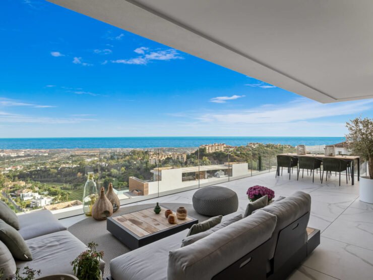 Luxus Apartment mit höchsten Qualitätsstandards und Panoramablick auf das Meer