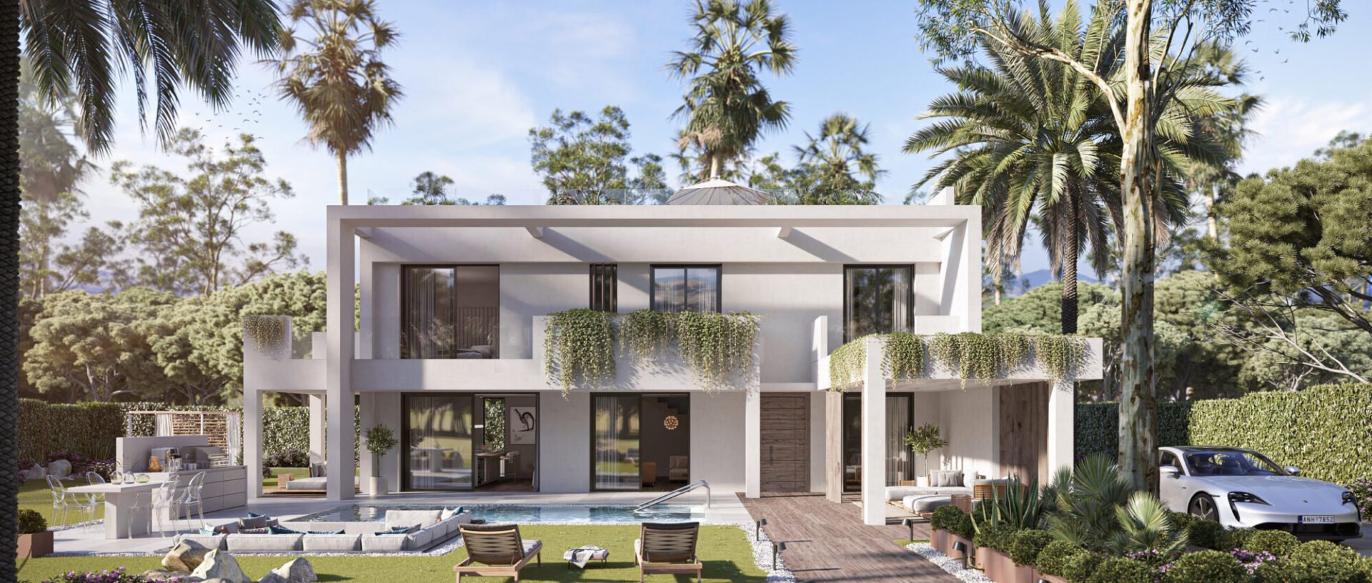 Luxury modern style villas in exclusive location