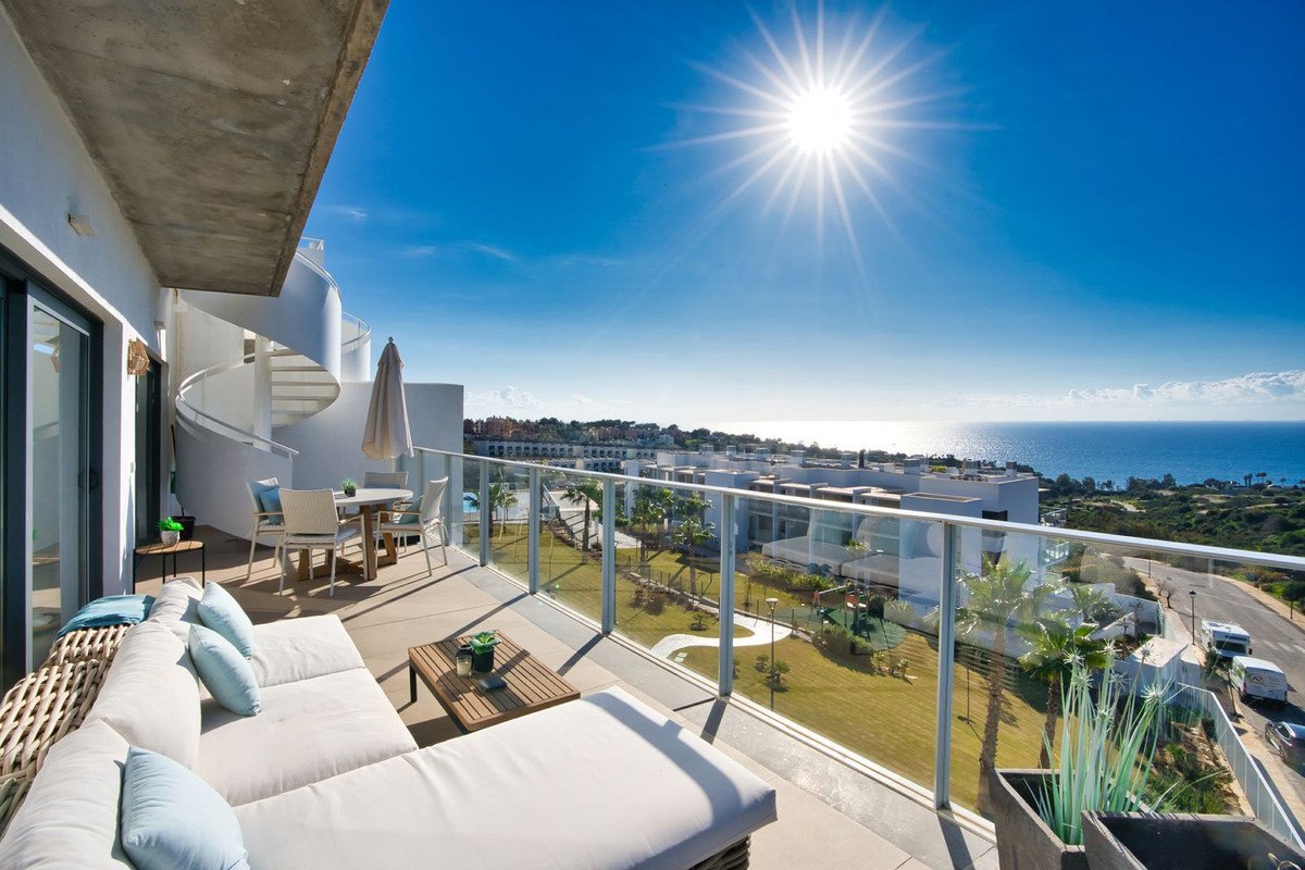Penthouse mit atemberaubendem Meerblick auf Gibraltar und Afrika