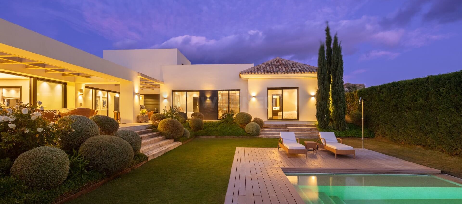 Mediterranean style villa with breathtaking sea views