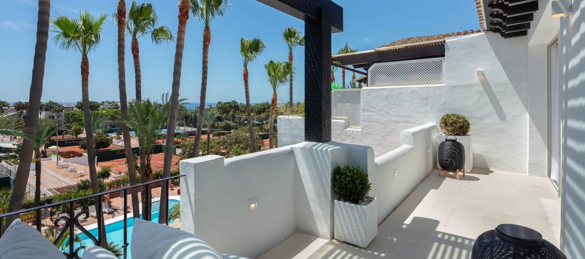 Duplex-Penthouse in der Goldenen Meile des Puente Romano Resort Marbella