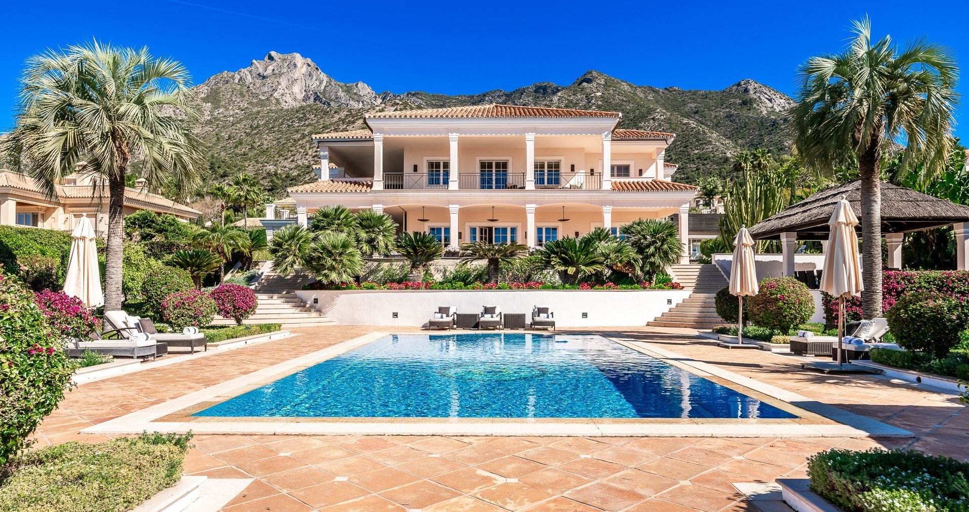 Villa mit einen fantastischen Meerblick in Sierra Blanca Marbella