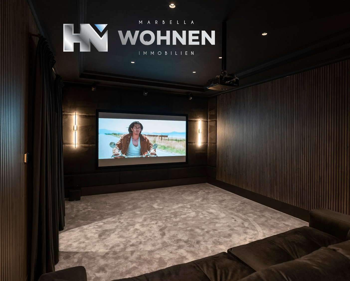MARBELLA WOHNEN – HOME CINEMA – Design and Installation