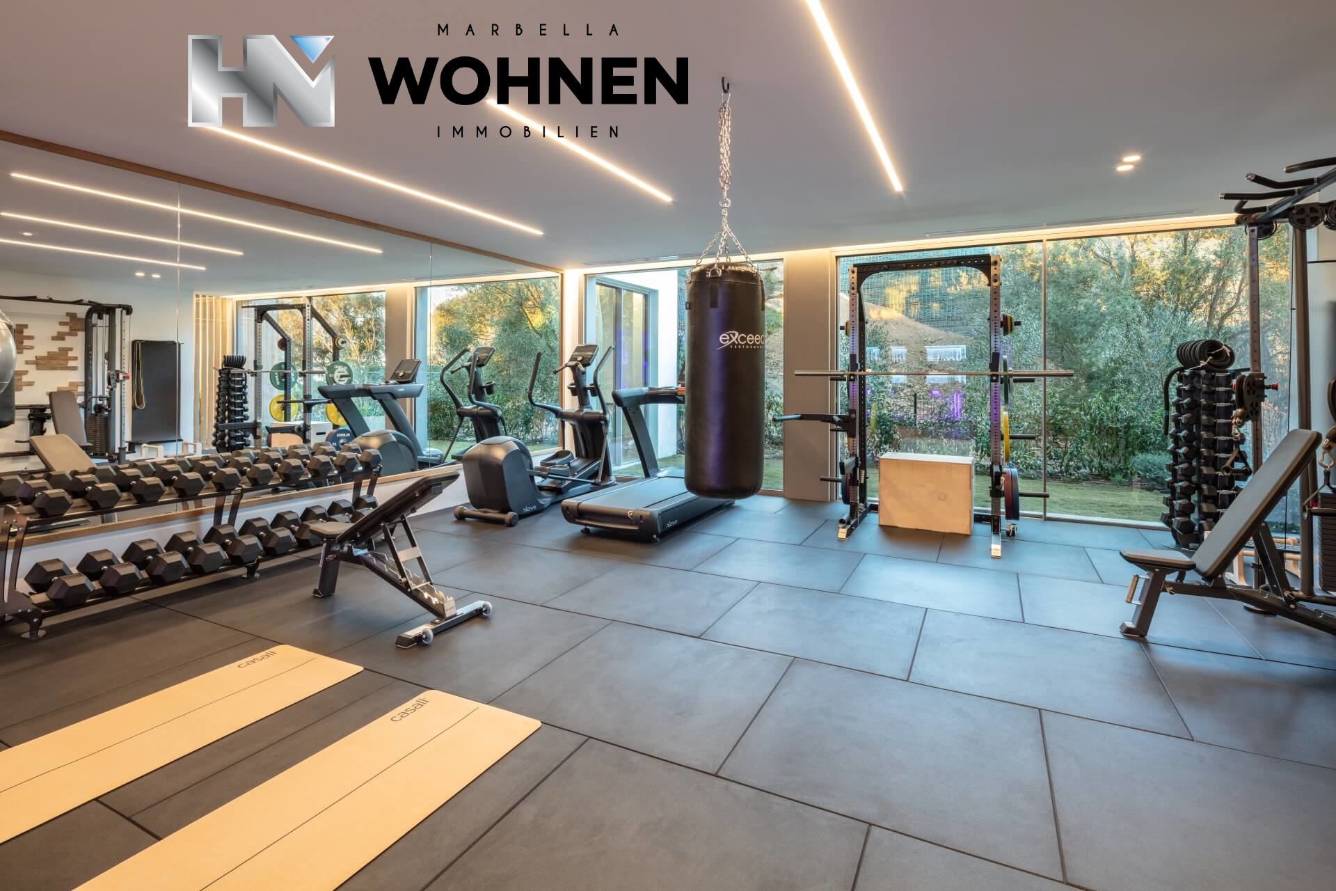 MARBELLA WOHNEN – GYMS AT HOME – Home gym design and equipment