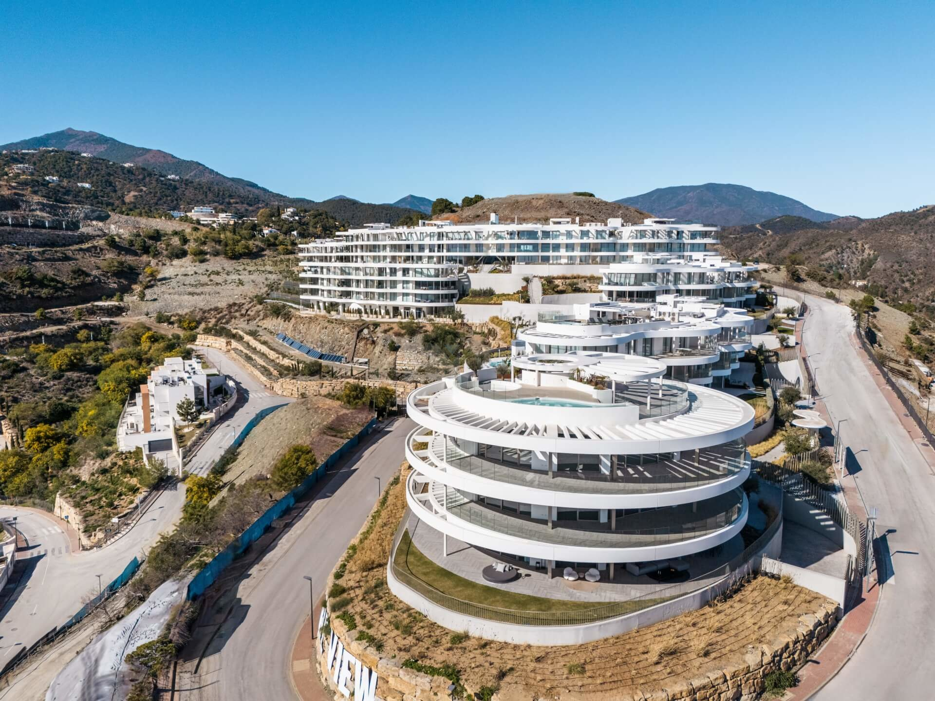 Brand-new modern luxurious penthouse with panoramic sea views