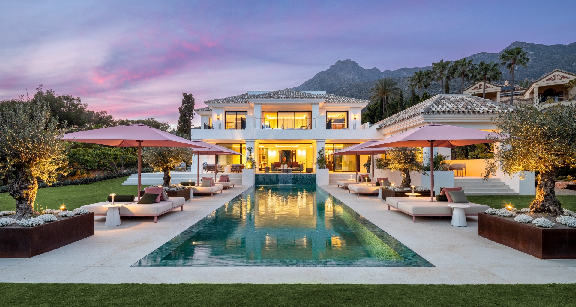 Elegant luxury villa in Sierra Blanca, one of the most exclusive communities in Marbella on the Golden Mile