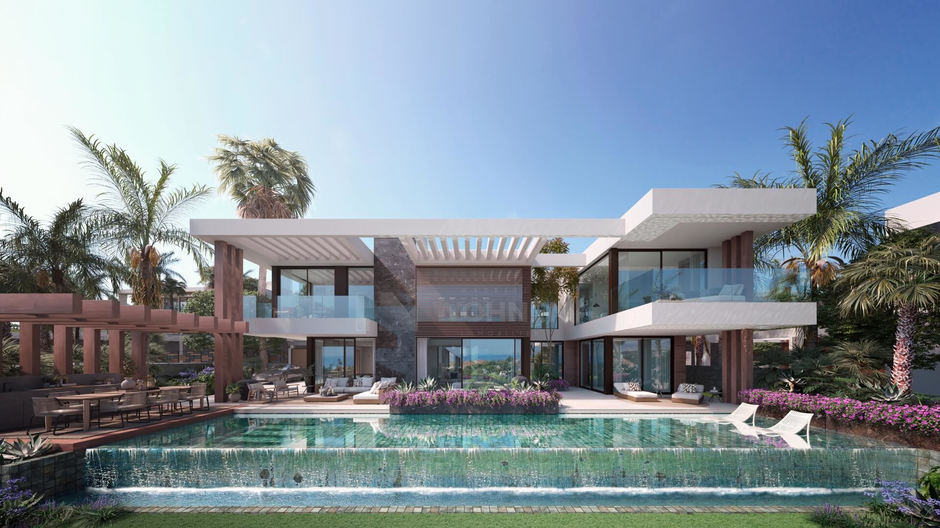 Fabuloso proyecto de villas a estrenar en ubicación privilegiada Nueva Andalucía Marbella