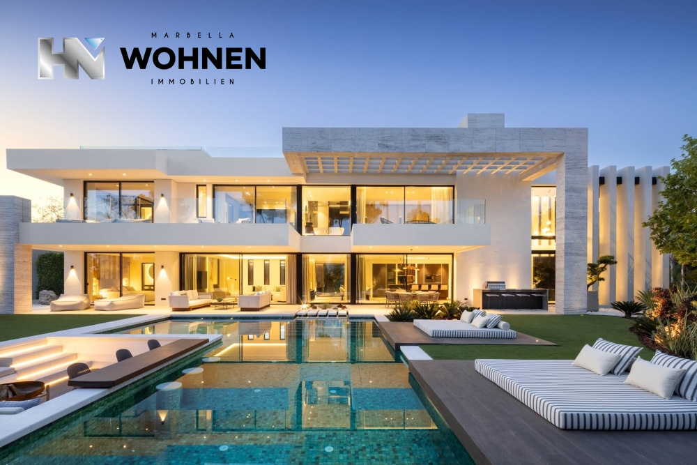 IMMOBILIEN – MARBELLA WOHNEN – Immobilie des Monats September 2024 – Außergewöhnliche moderne Villa mit unvergleichlichem Annehmlichkeiten in Nueva Andalucia