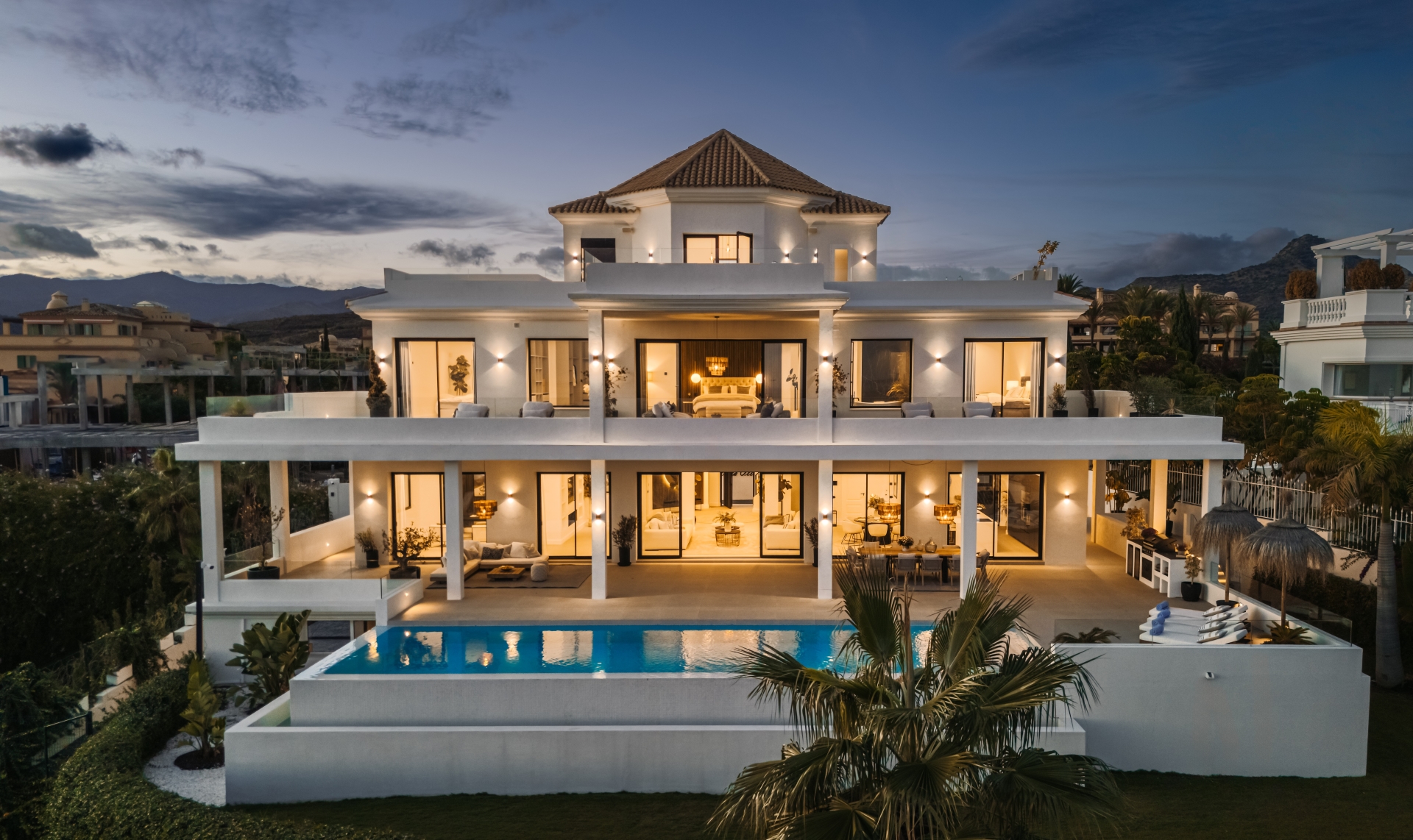 Beeindruckende Luxusvilla mit atemberaubender Aussicht in Los Flamingos